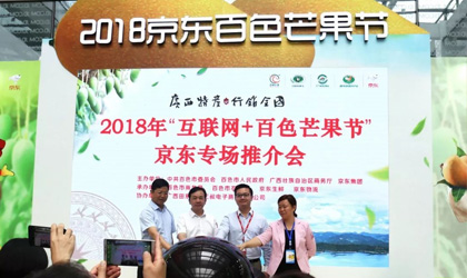 京东生鲜启动第三届百色芒果节 电商巨头助推芒果产业