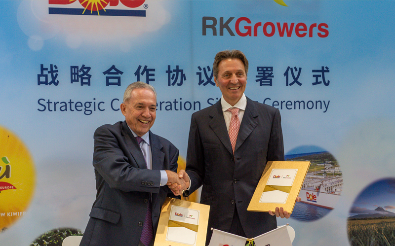 都乐与RK Growers签署战略合作 强势打造Dori黄肉猕猴桃中国营销网络