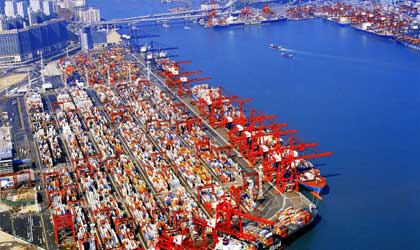 中国港口再度拥堵  进口水果集装箱转运香港