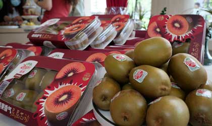 佳沛携百果园发布新品红奇异果  一万箱限量发售打造“爆款”