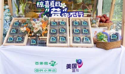首批美国蓝莓本季登陆中国  百果园门店抢先限量发售