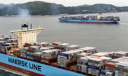 马士基航线停止靠泊10个中国港口